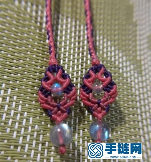 中國結粉粉嫩嫩小尾扣的詳細編制方法