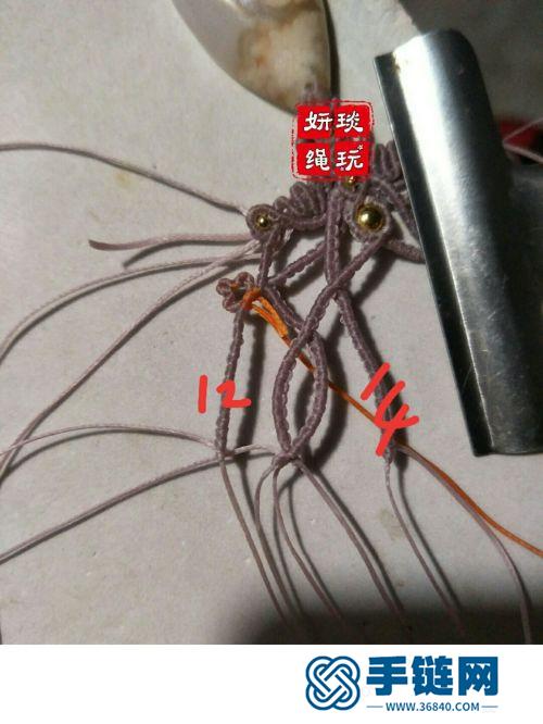 中國(guó)結(jié)玉線有孔石頭項(xiàng)鏈的詳細(xì)編制方法