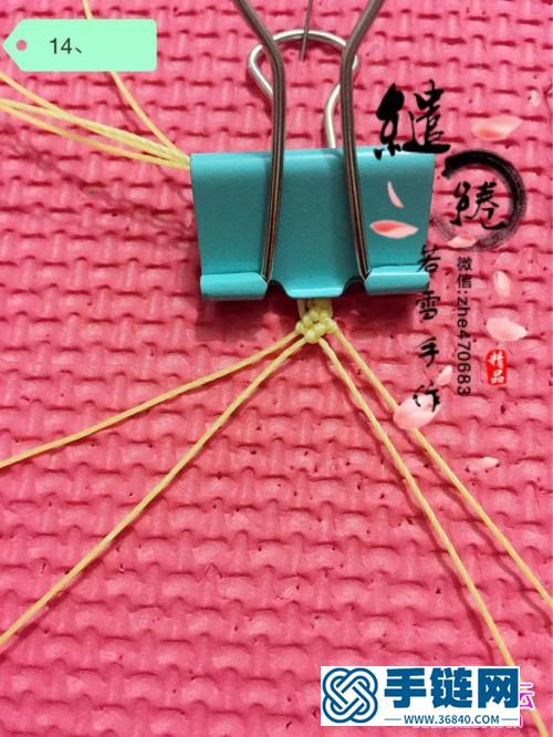南美蠟線藍松石項鏈的詳細制作圖解