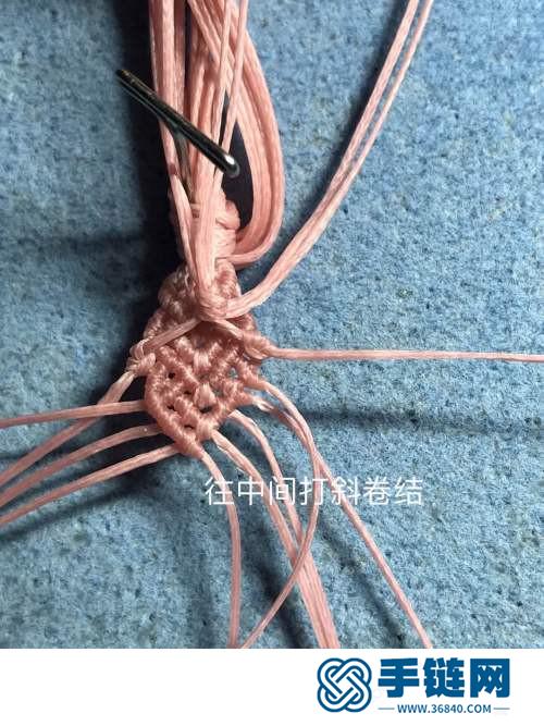 中國結厚石頭花式包邊的詳細制作圖解