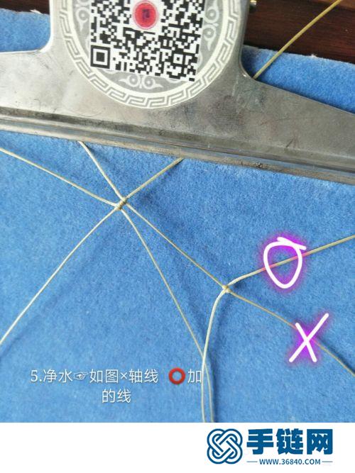 中國結扁臘四葉草串珠耳環的制作圖解