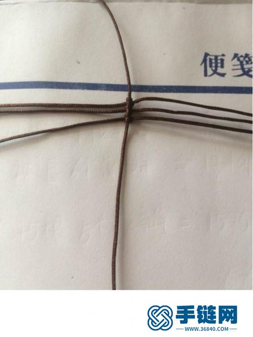 中國結玉線青金石手鏈的詳細編制方法