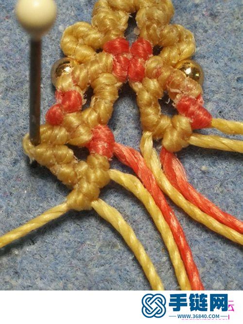 圓蠟線紫藤花開耳環的詳細制作圖解
