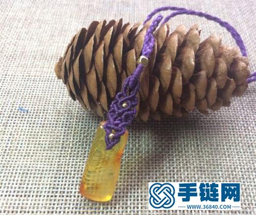 繩編蠟線方牌小扣頭的詳細制作圖解