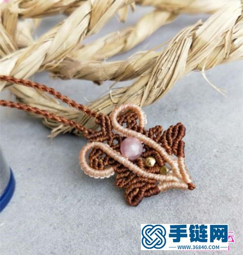 繩編圓蠟粉珠尾扣的詳細(xì)制作圖解