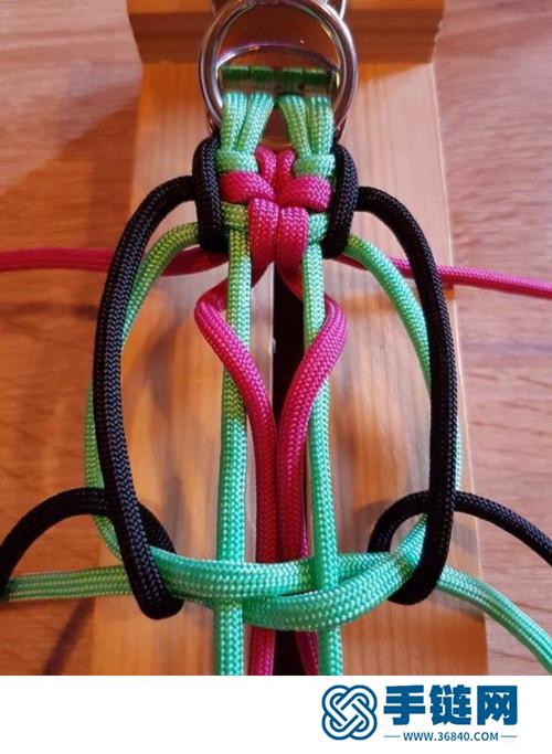 中國結傘繩花帶的詳細制作方法