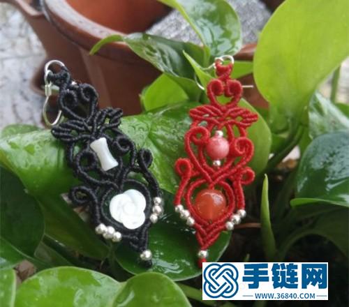 用繩仿外網歐式花耳環的詳細制作圖解