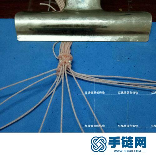 蠟線琉璃珠手繩的詳細制作圖解