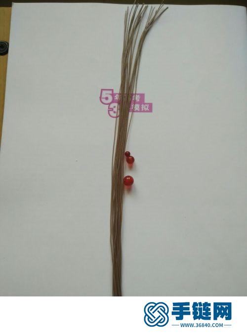 蠟線瑪瑙珠耳飾的詳細(xì)制作圖解