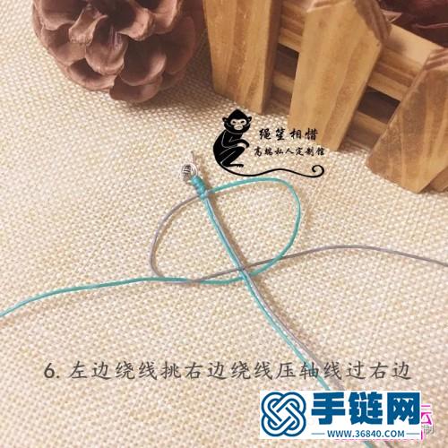 繩編泰蠟轉運結手繩的制作圖解