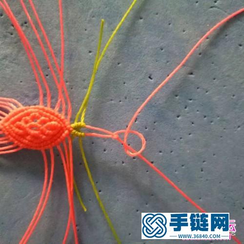 粉色系蠟線手繩的詳細(xì)編制教程