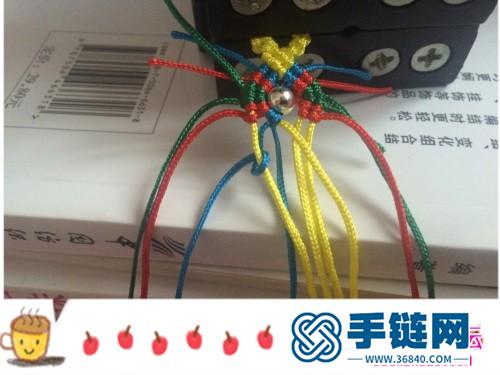 玉線編制銀珠花耀手鐲的詳細(xì)編制教程
