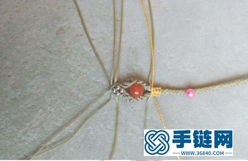 中國結扁蠟立體尾扣的詳細編制方法