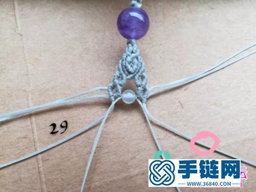 扁蠟macrame單珠手繩的詳細(xì)制作圖解