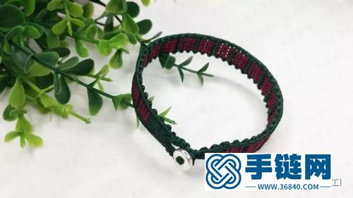 繩編男士手鏈的詳細制作教程
