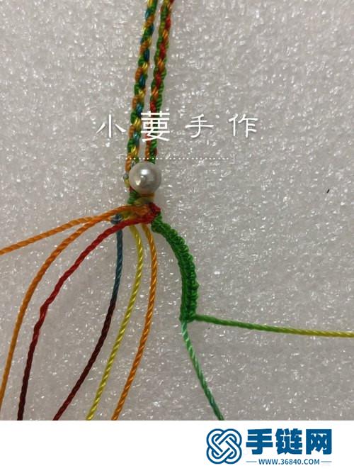 繩編天使翅膀朱砂生肖鑰匙扣掛飾的詳細編制教程