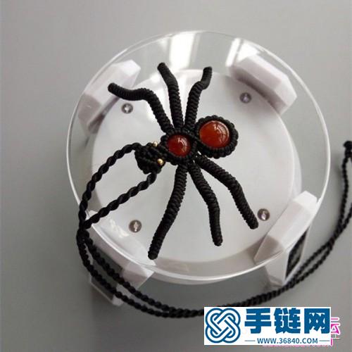 編繩蜘蛛項鏈毛衣鏈的詳細制作圖解