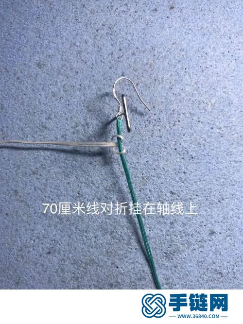 蠟線雙珠耳環(huán)的制作圖解