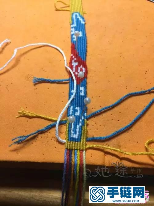 繩編圖案版手繩的詳細教程