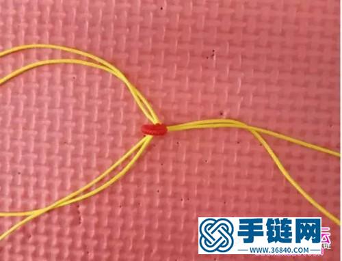 用繩編花朵粽包的詳細編制教程
