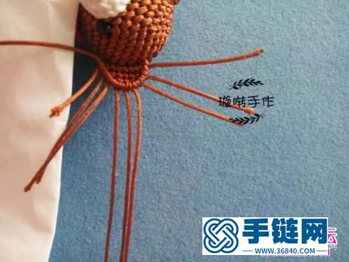 臘線繩編超人小熊的詳細(xì)制作步驟圖