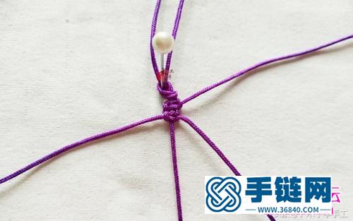 一步步教你簡單的紅繩手鏈的制作步驟圖