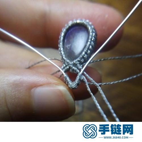 中國結(jié)蠟線包石精靈戒指的詳細制作圖解