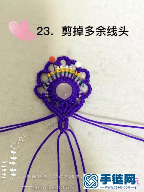玉線(xiàn)包石粉晶耳環(huán)的詳細(xì)制作圖解