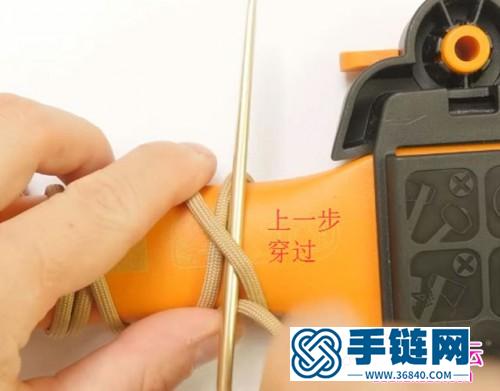 傘繩斧柄的詳細編織教程
