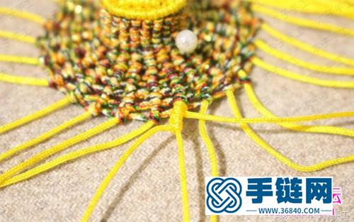繩編漂亮小草帽掛飾的詳細(xì)制作步驟圖