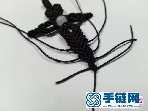 編繩翡翠珠子十字架項(xiàng)鏈吊墜的詳細(xì)制作步驟圖