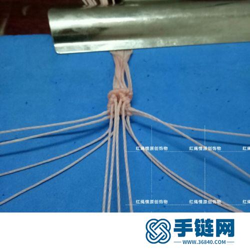 蠟線琉璃珠手繩的詳細制作圖解