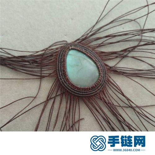 南美蠟線天然石項鏈吊墜的詳細制作方法