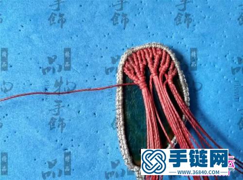 繩編瑪瑙繩編生命之樹項(xiàng)鏈的詳細(xì)編制圖解