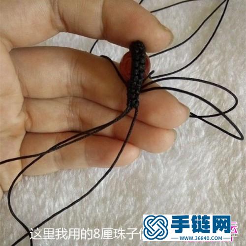 編繩蜘蛛項鏈毛衣鏈的詳細制作圖解