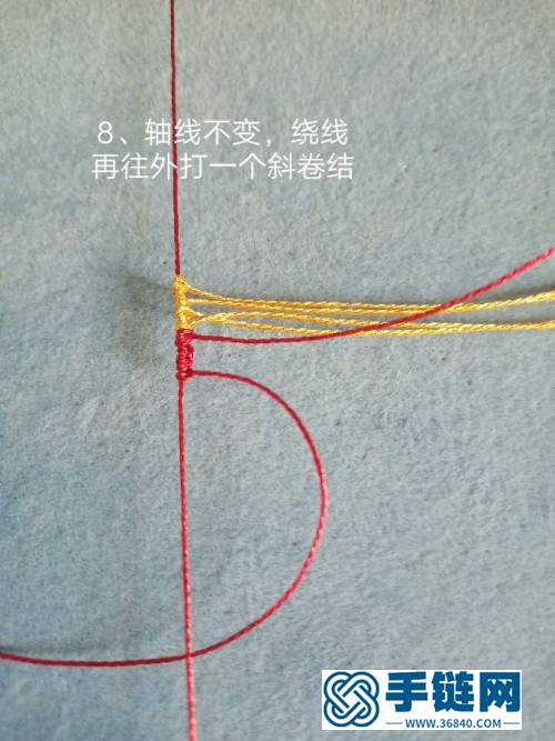 金線金銀珠蝴蝶耳環的詳細制作教程