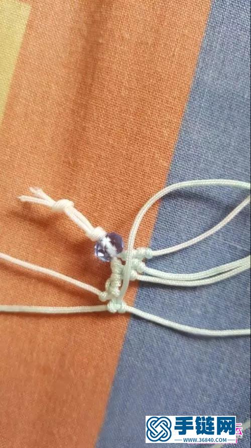 繩編扇子防塵塞的制作圖解
