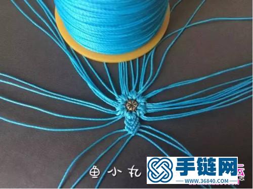 六角星情侶鑰匙鏈的制作方法