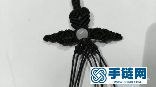 編繩翡翠珠子十字架項(xiàng)鏈吊墜的詳細(xì)制作步驟圖