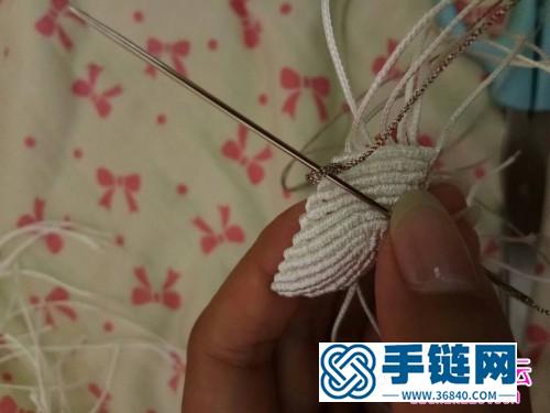 繩編蓮花流蘇掛件的詳細(xì)編制教程