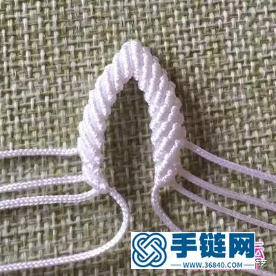 中國結飾品生如夏花胸針的編制教程