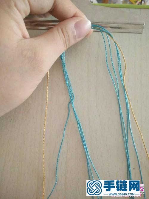 進口股線編手繩的制作方法圖片