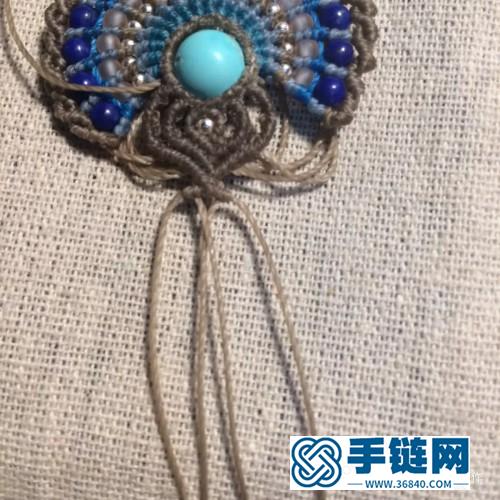 蠟線珠子民族風耳環的詳細制作圖解