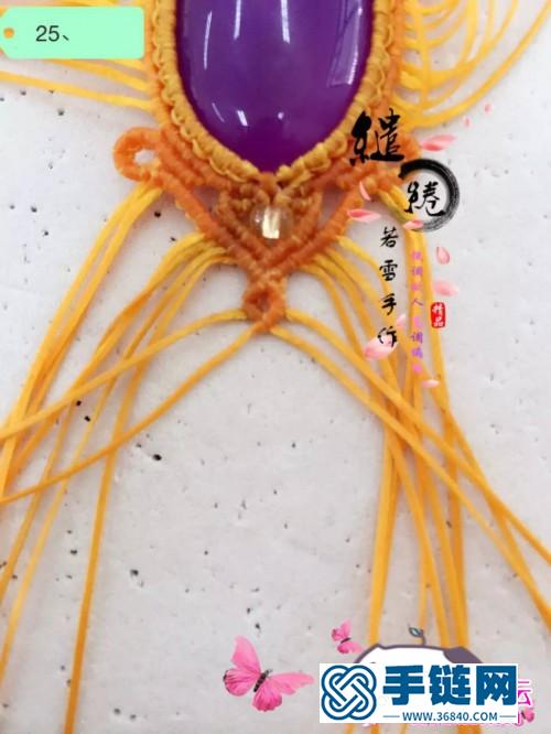繩編綰青絲發簪的詳細制作圖解