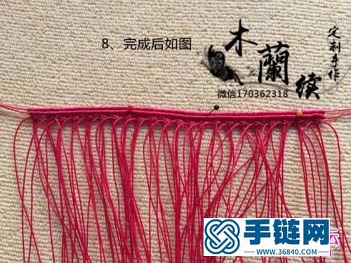 南美蠟線繩編泰銀吉祥結(jié)手環(huán)的詳細(xì)制作圖解