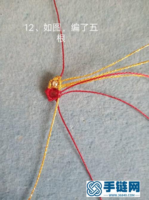 金線金銀珠蝴蝶耳環的詳細制作教程