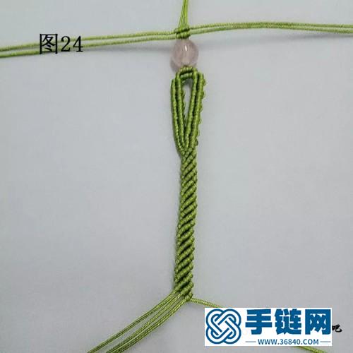 假面狐貍編繩手鏈的詳細(xì)制作圖解