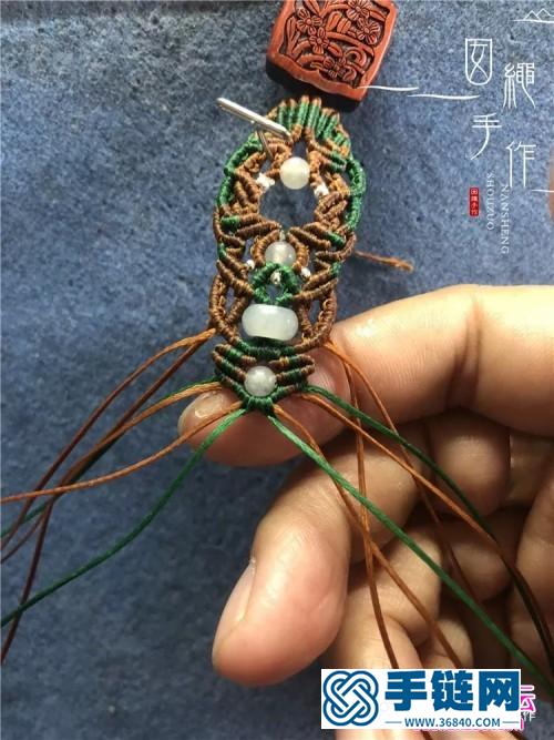 繩編扁蠟檀木手繩的詳細編制教程