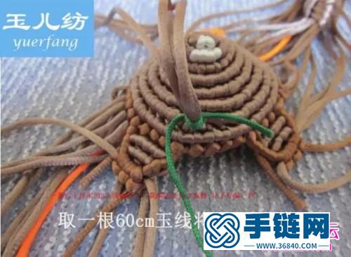 編繩小熊拖鞋的詳細編制教程