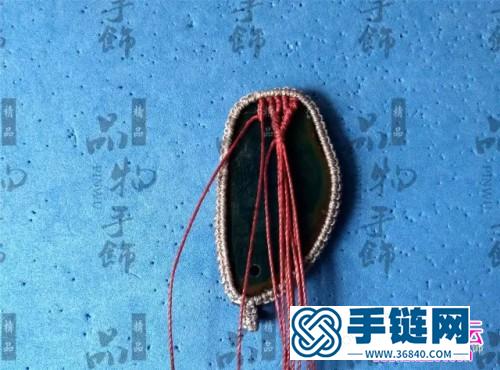 繩編瑪瑙繩編生命之樹項(xiàng)鏈的詳細(xì)編制圖解